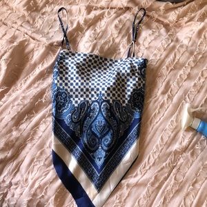 Silk Bandana Top